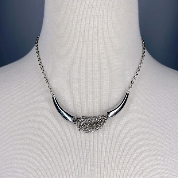 Vintage Silver Chain Necklace - Picture 1 of 6